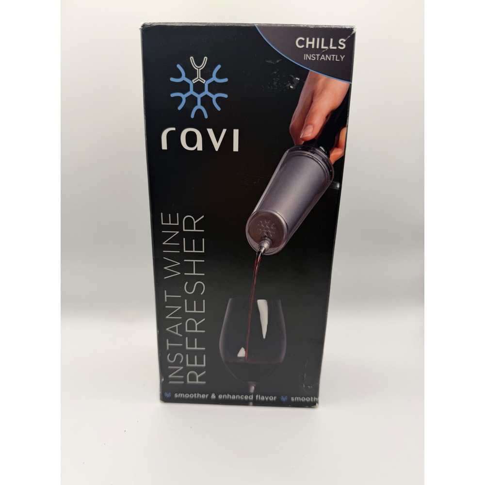 Ravi Instant Wine Refresher Portable Wine Chiller for Red White Rosé RAV1B